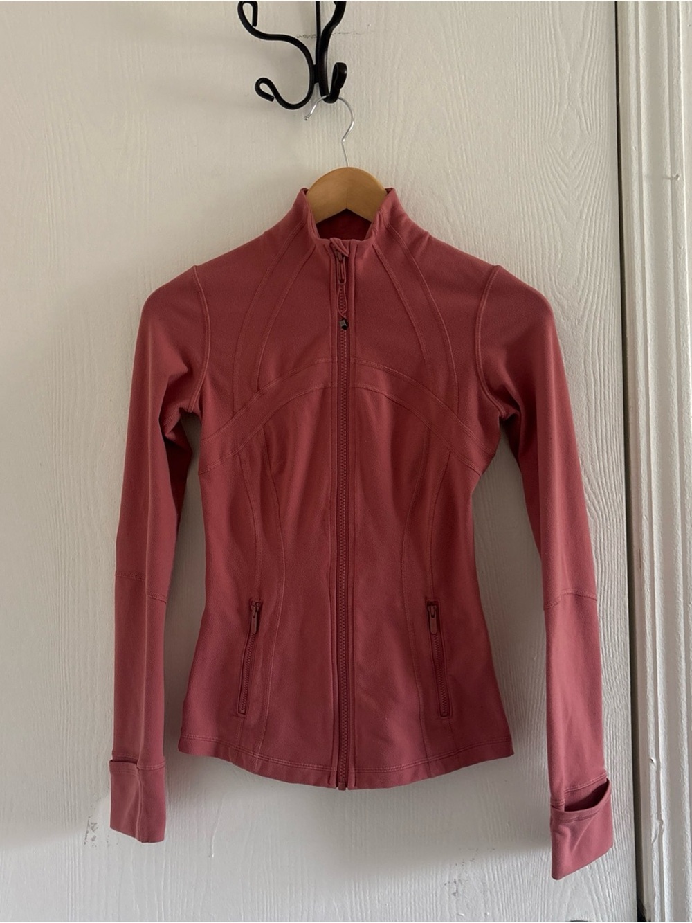 Lululemon Define Jacket Size 4 Dusty Rose Full Zip Activewear Jacket